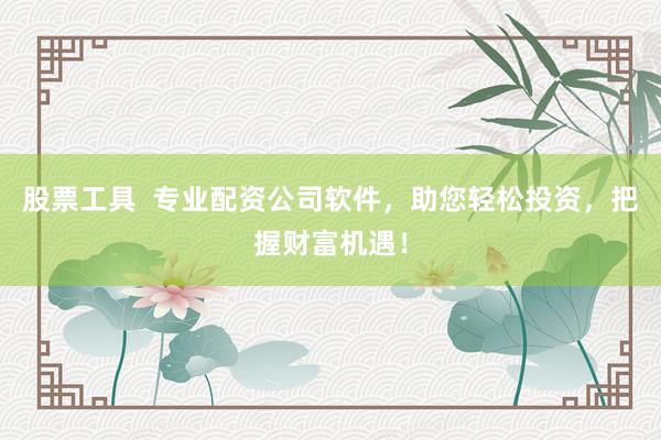 股票工具  专业配资公司软件，助您轻松投资，把握财富机遇！